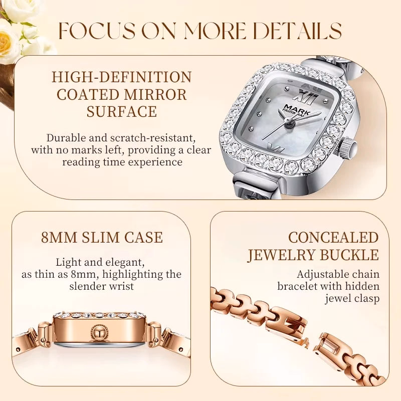 Mark Fairwhale FW-3080 Luxury Women's Zircon Watch — image 4