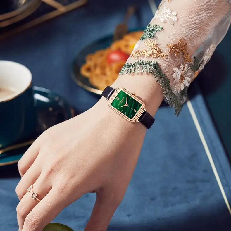 Wlisth S527 Luxury Green Dial Waterproof Watch — image 6