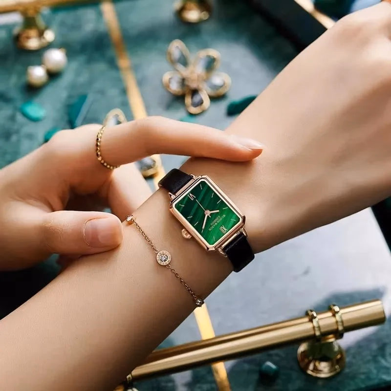 Wlisth S527 Luxury Green Dial Waterproof Watch — image 3