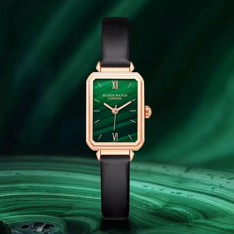 Wlisth S527 Luxury Green Dial Waterproof Watch — image 5