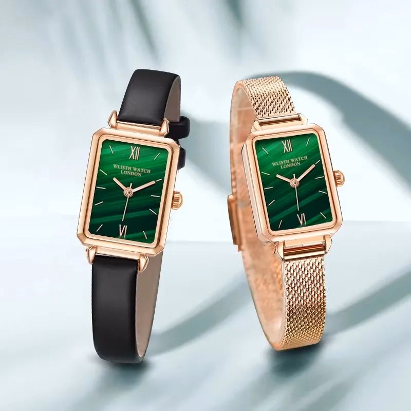 Wlisth S527 Luxury Green Dial Waterproof Watch — image 4
