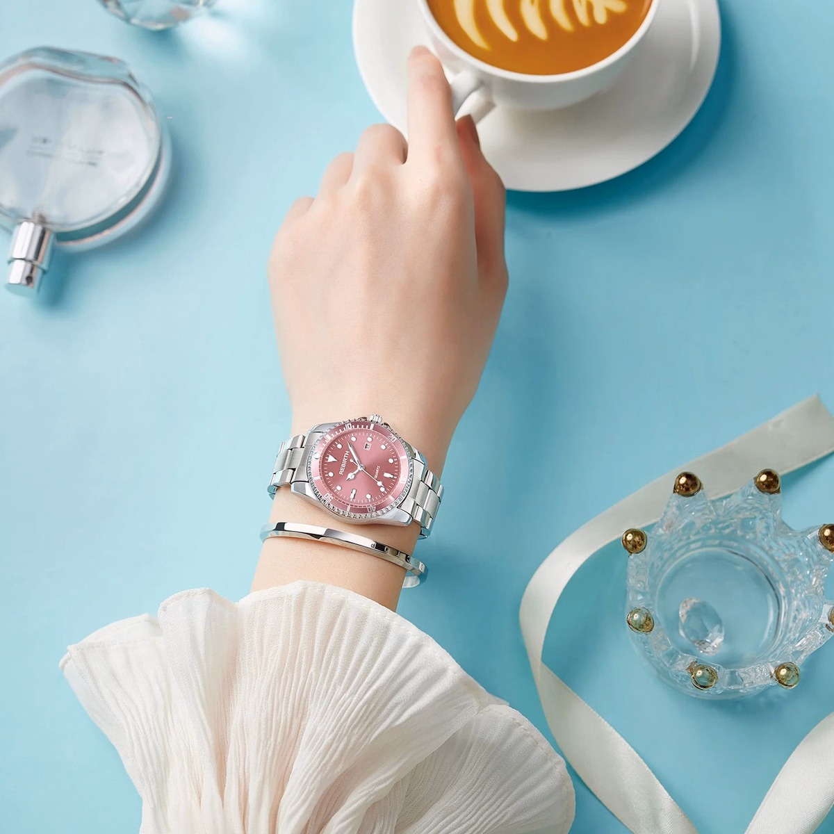 Elegant Alloy Mesh Strap Women's Quartz Watch — image 2