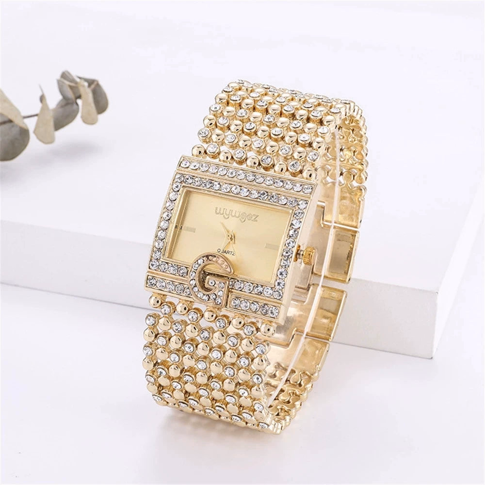 Luxury Women's Quartz Watch - Stainless Steel Square Case — image 7
