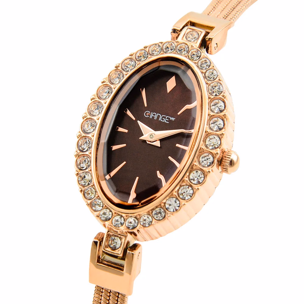 CHANGEVER Rose Gold Diamond Women's Watch — image 4