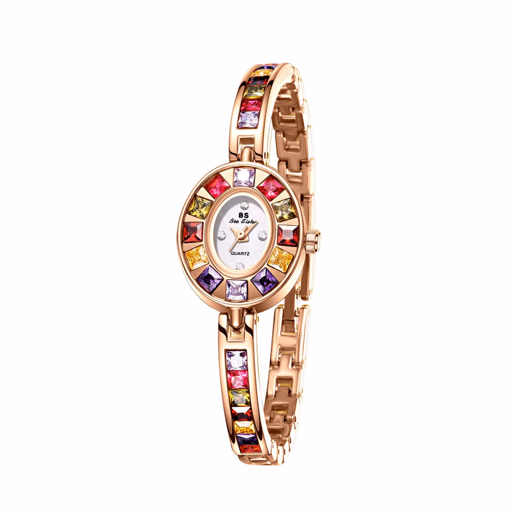 Elegant Luxury Zircon Quartz Watch for Women — image 4