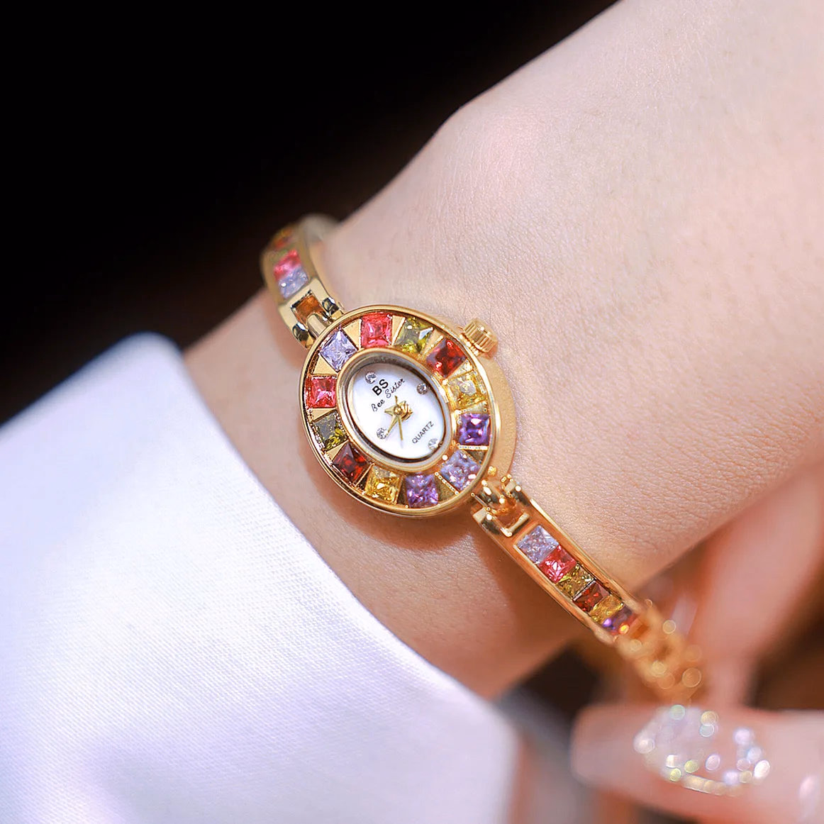Elegant Luxury Zircon Quartz Watch for Women — image 12