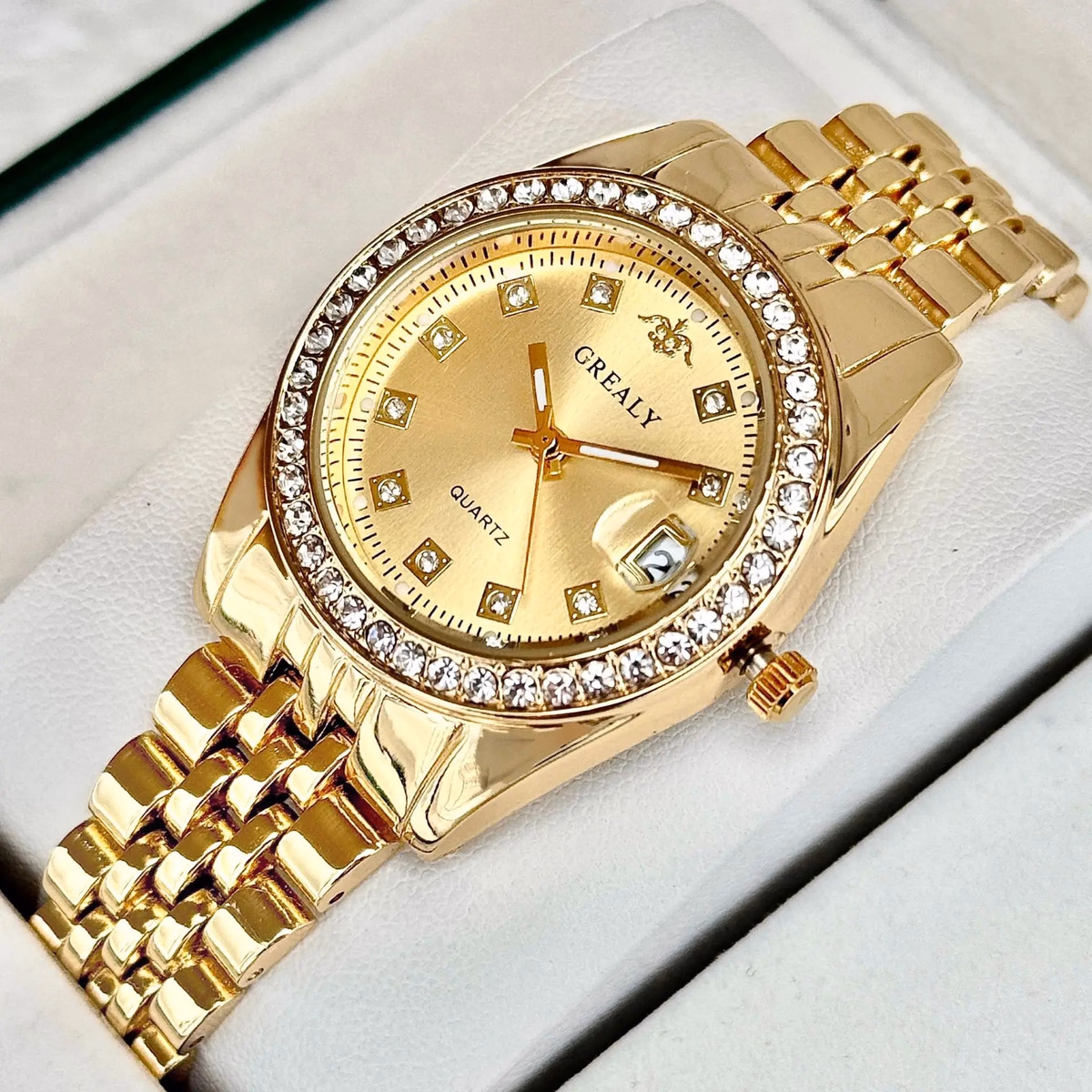GREALY Ladies Sapphire Quartz Watch 33mm — image 4