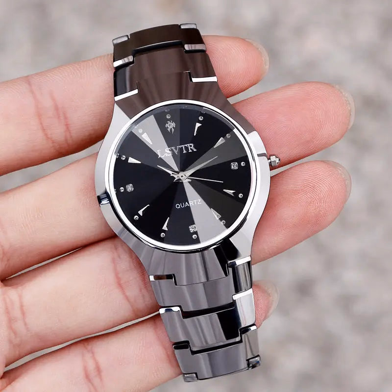 Luxury Waterproof Couple Watches - Stainless Steel — image 4