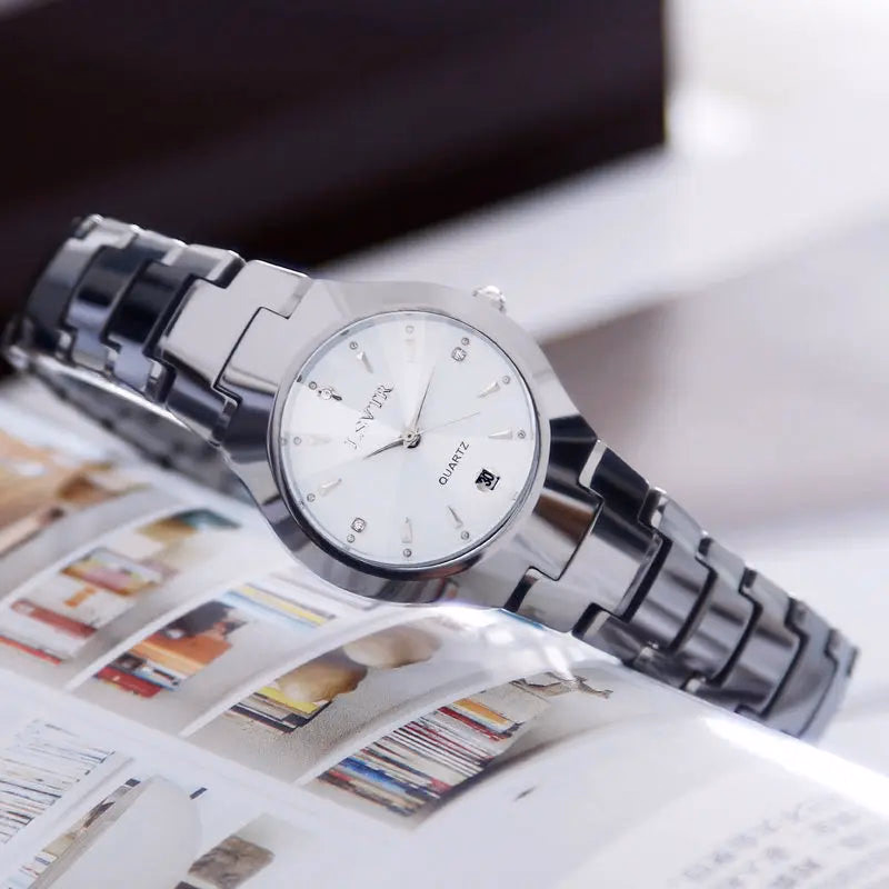 Luxury Waterproof Couple Watches - Stainless Steel — image 7