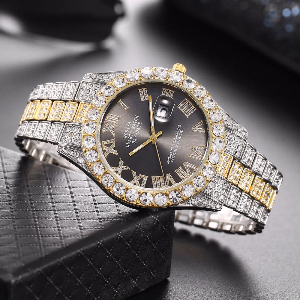 Luxury Unisex Quartz Rhinestone Watch — image 14