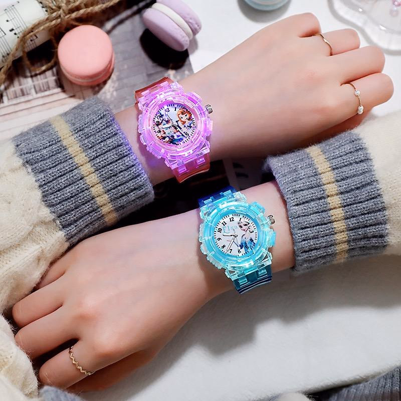Cute Cartoon Kids Watch with Sparkling Glitter – Ice Princess Quartz for Girls — image 5