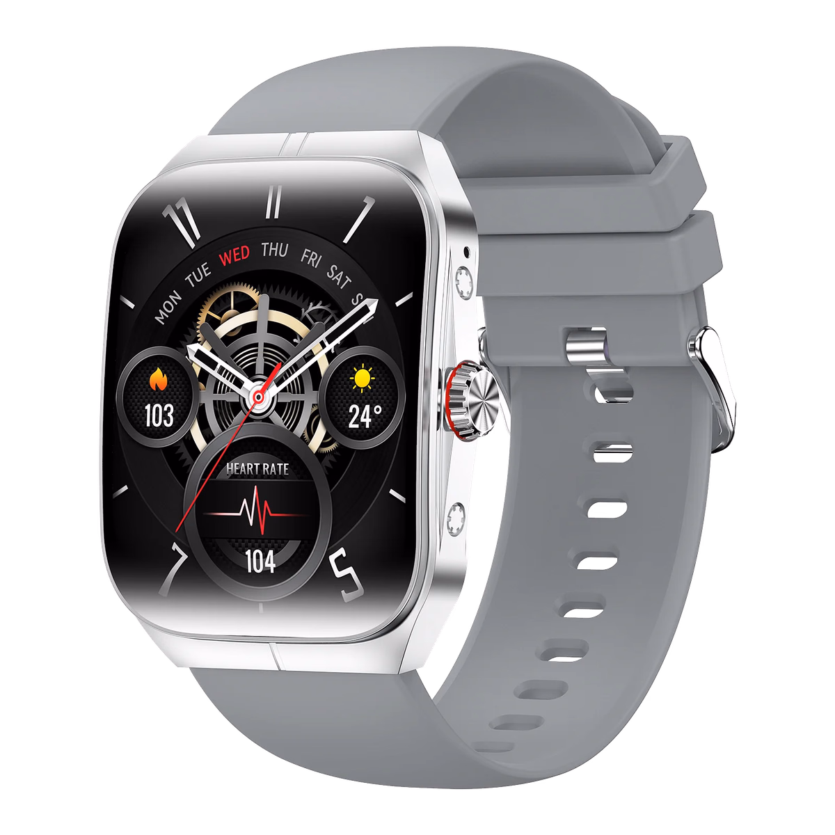 AMOLED Curved Screen Smartwatch with Health Monitor & BT Call — image 4