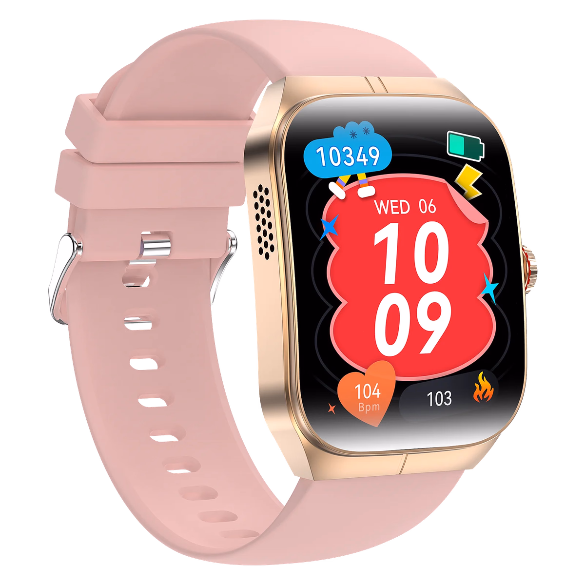AMOLED Curved Screen Smartwatch with Health Monitor & BT Call — image 8