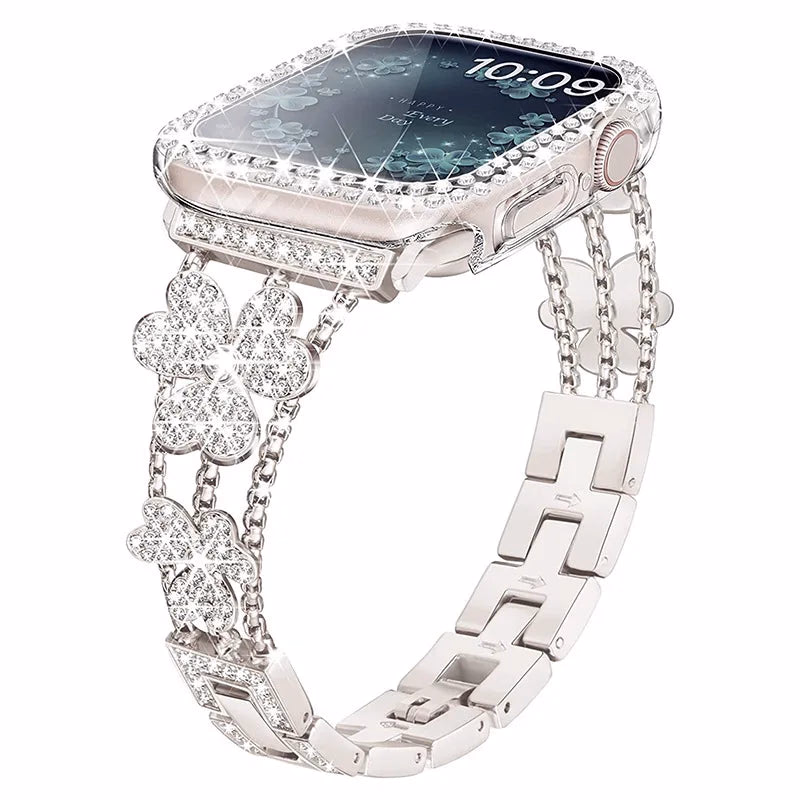 Diamond Strap Watch Case & Band for Apple Watch 41mm/45mm Series 8/7/6 — image 2