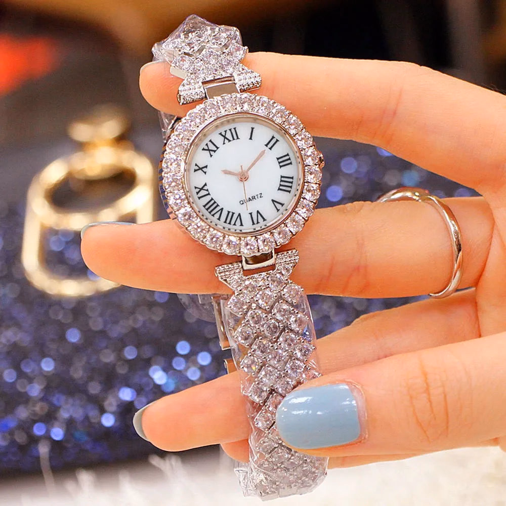 Luxury Crystal Rose Gold Women's Watch Gift Set — image 4