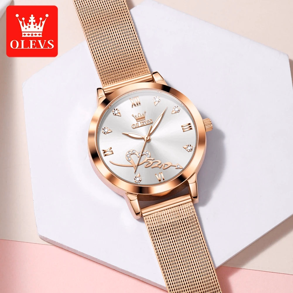 OLEVS Women's Luxury Waterproof Quartz Watch — image 4