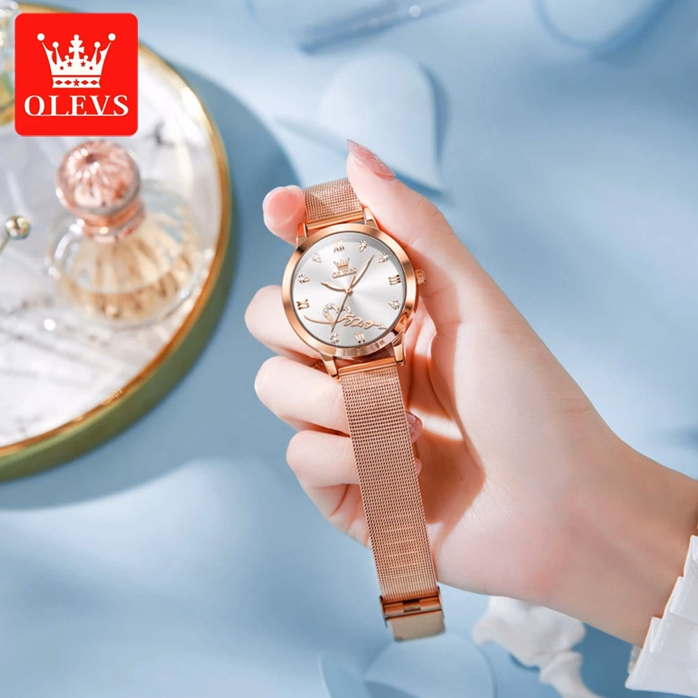 OLEVS Women's Luxury Waterproof Quartz Watch — image 3