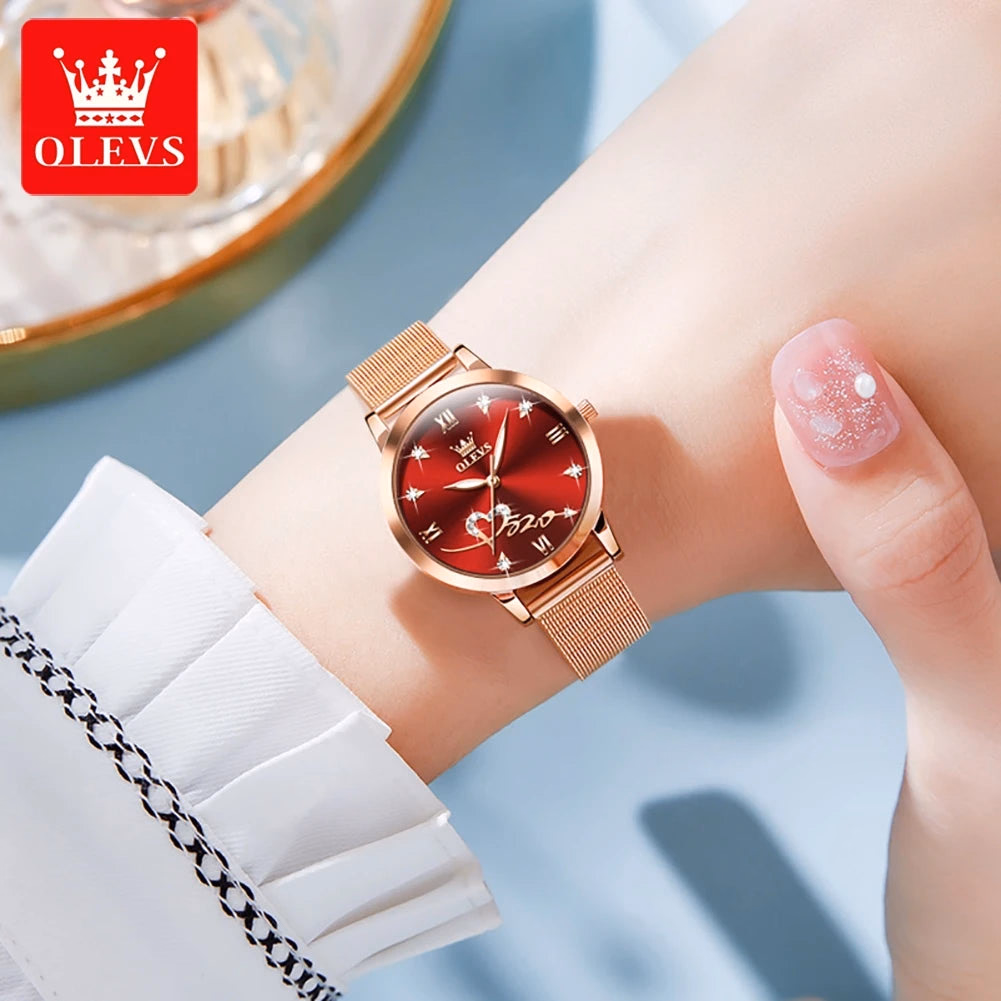 OLEVS Women's Luxury Waterproof Quartz Watch — image 2