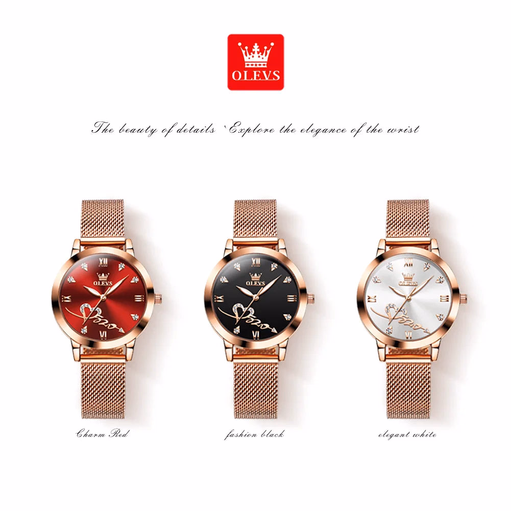 OLEVS Women's Luxury Waterproof Quartz Watch — image 5