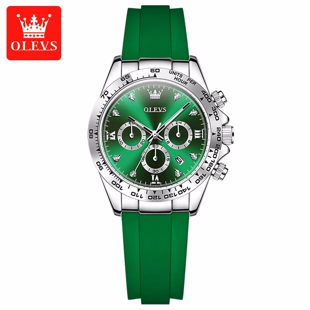 OLEVS Women's Quartz Chronograph Watch 38mm Waterproof — image 10