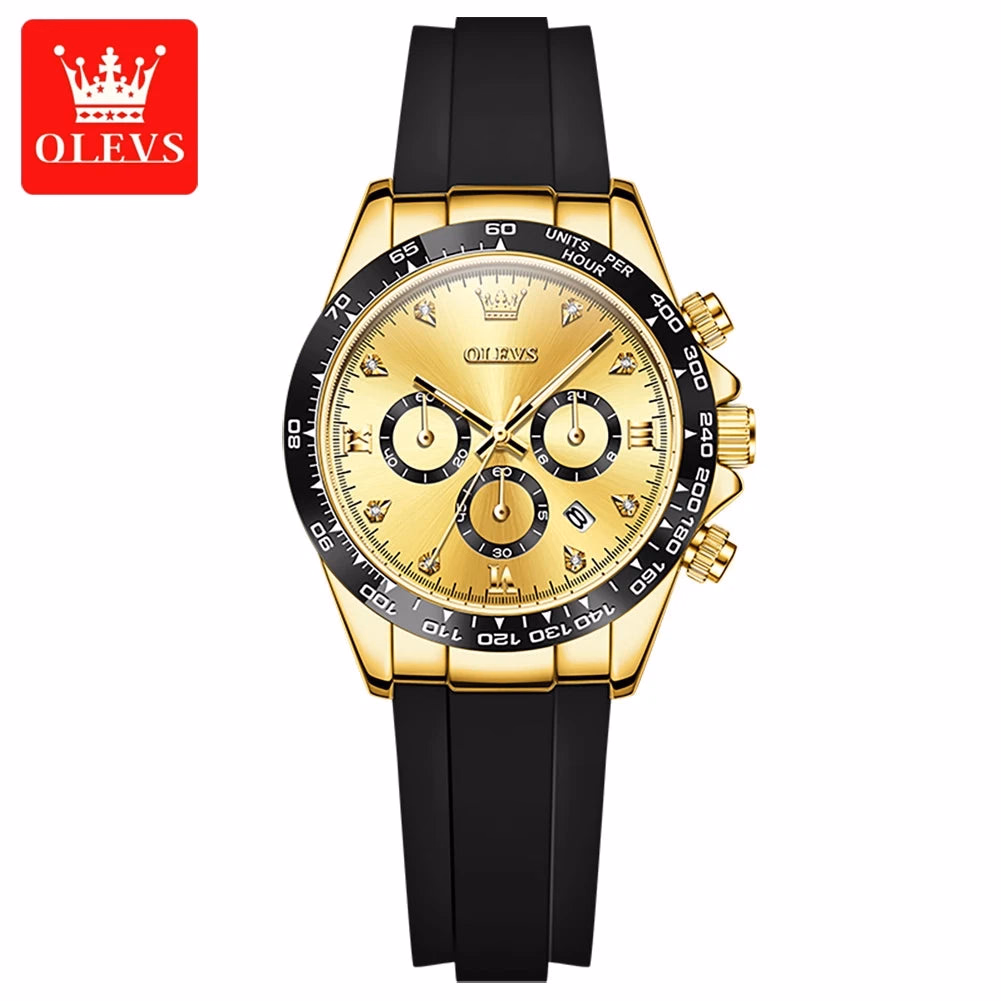 OLEVS Women's Quartz Chronograph Watch 38mm Waterproof — image 8