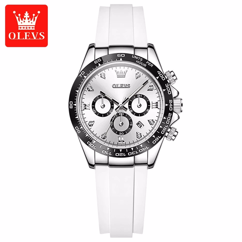 OLEVS Women's Quartz Chronograph Watch 38mm Waterproof — image 9