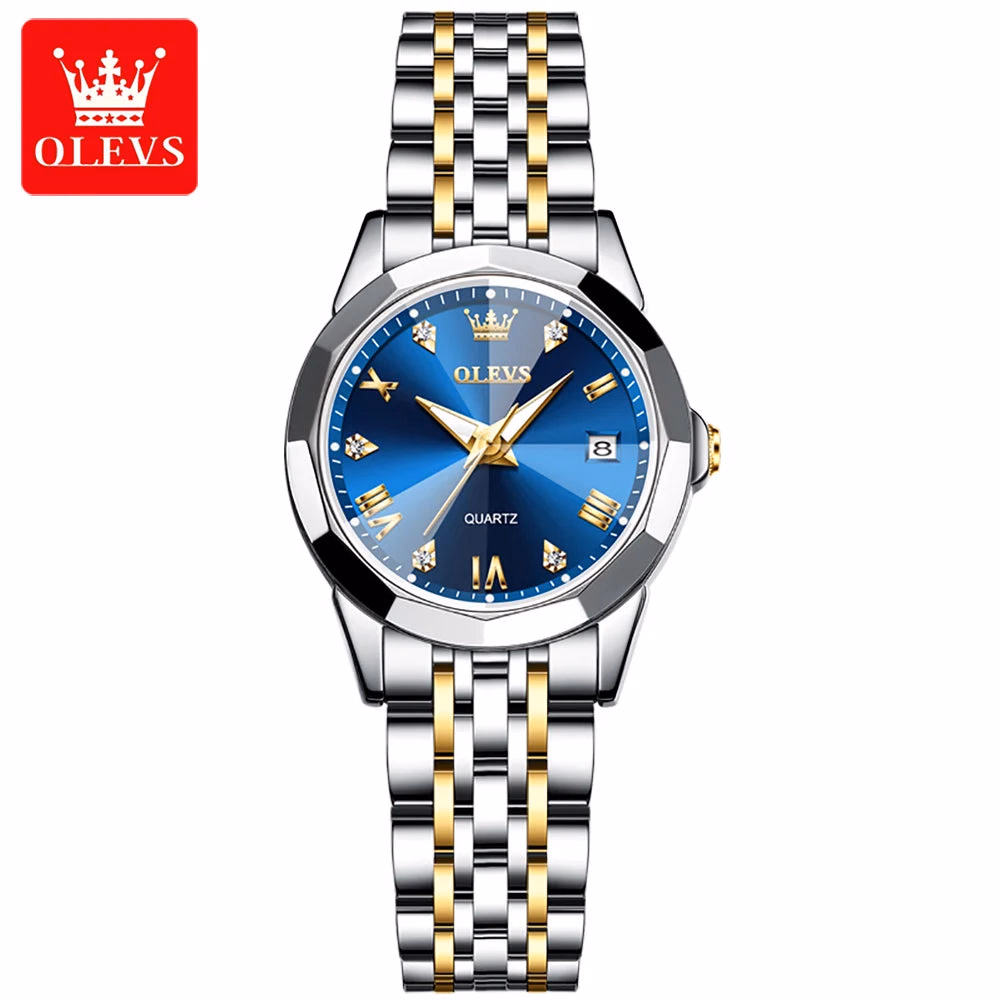 OLEVS Ultra-Thin Women's Waterproof Stainless Steel Quartz Watch — image 4