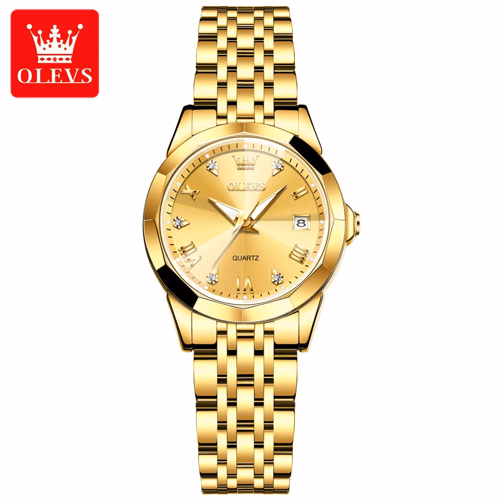 OLEVS Ultra-Thin Women's Waterproof Stainless Steel Quartz Watch — image 5