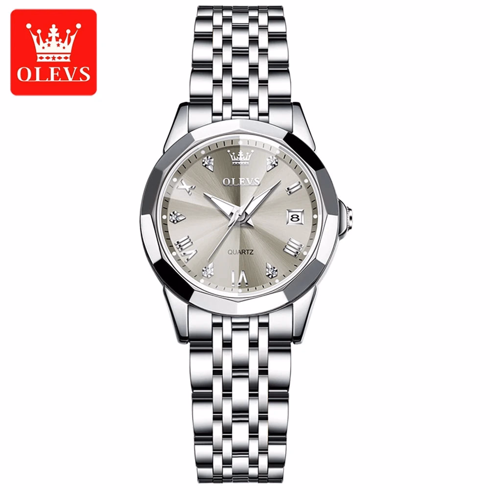 OLEVS Ultra-Thin Women's Waterproof Stainless Steel Quartz Watch — image 9