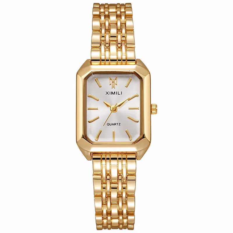 Luxury Women's Stainless Steel Square Quartz Watch — image 11