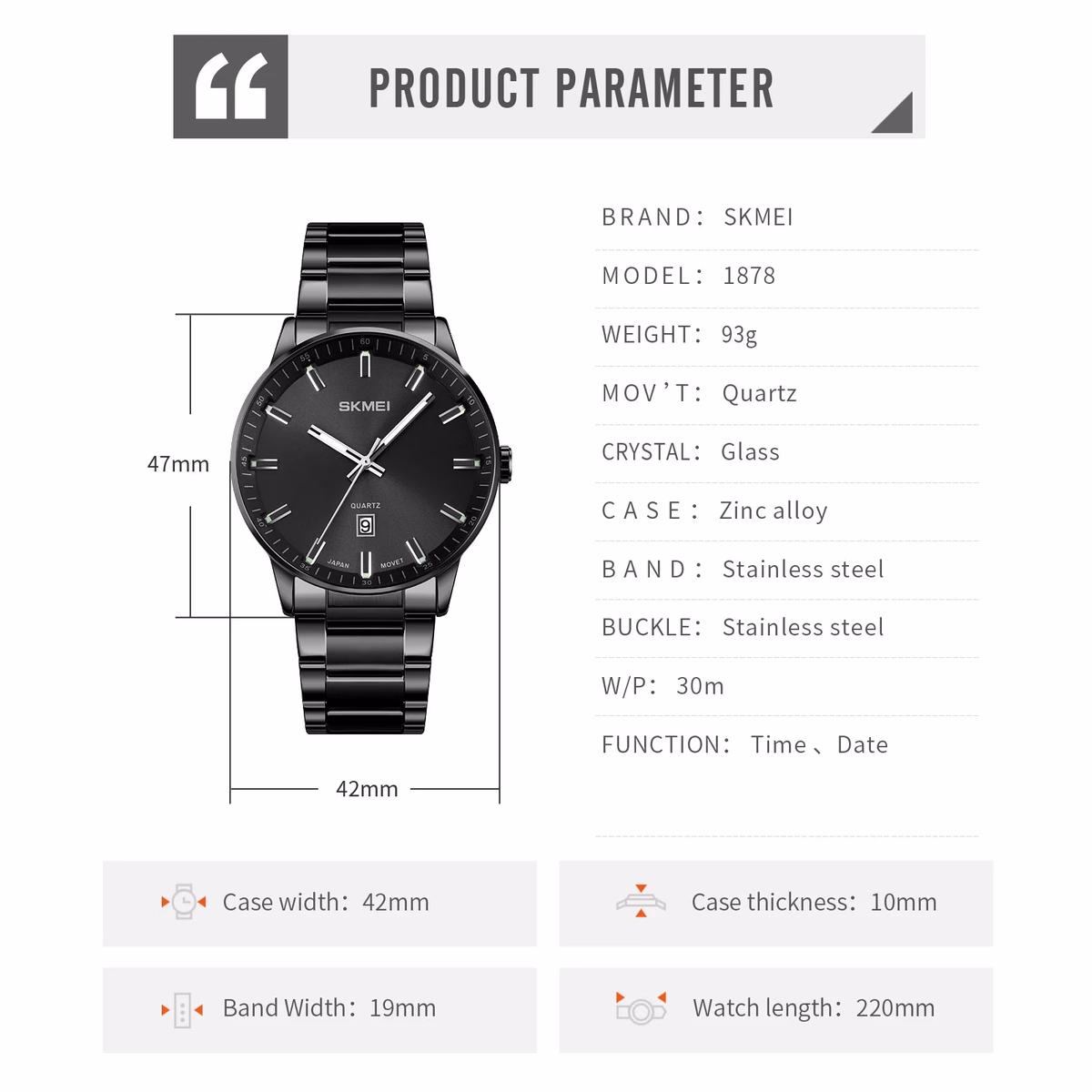 Men's Waterproof Quartz Watch — image 6
