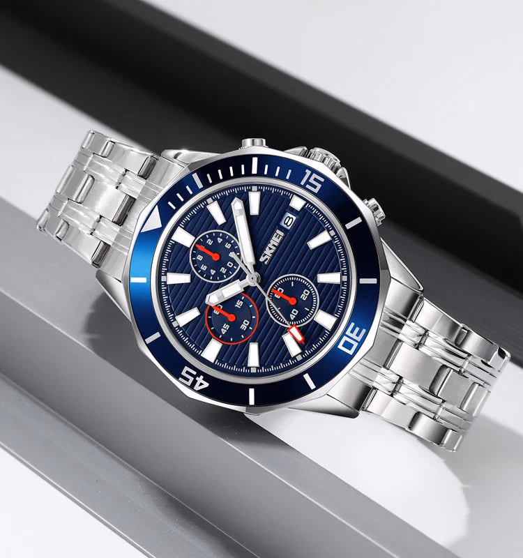 Men's Quartz Watch, Alloy Case, 3ATM Waterproof — image 3