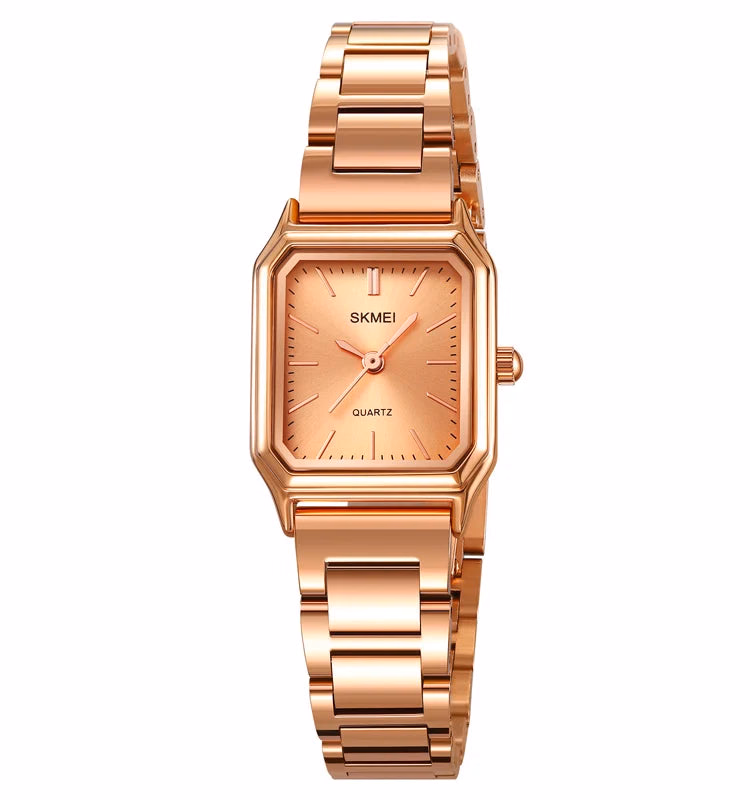 Women's Luxury Quartz Watch Stainless Steel Waterproof Square — image 7
