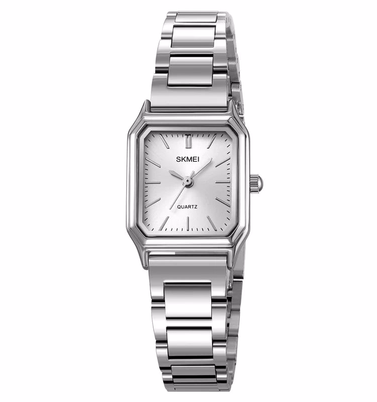 Women's Luxury Quartz Watch Stainless Steel Waterproof Square — image 9