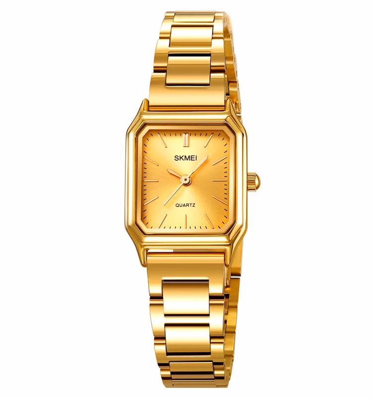 Women's Luxury Quartz Watch Stainless Steel Waterproof Square — image 8