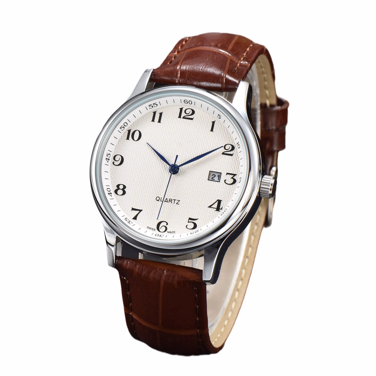 Men's Luxury Mechanical Watch with Leather Strap — image 5