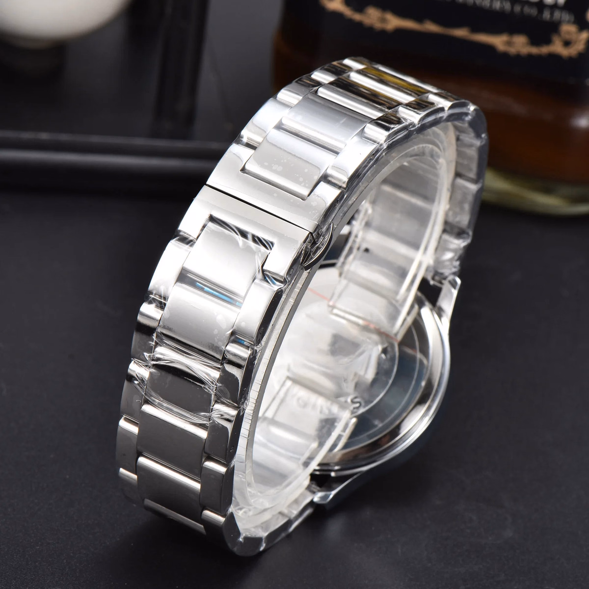 Men's Luxury Mechanical Watch with Leather Strap — image 11