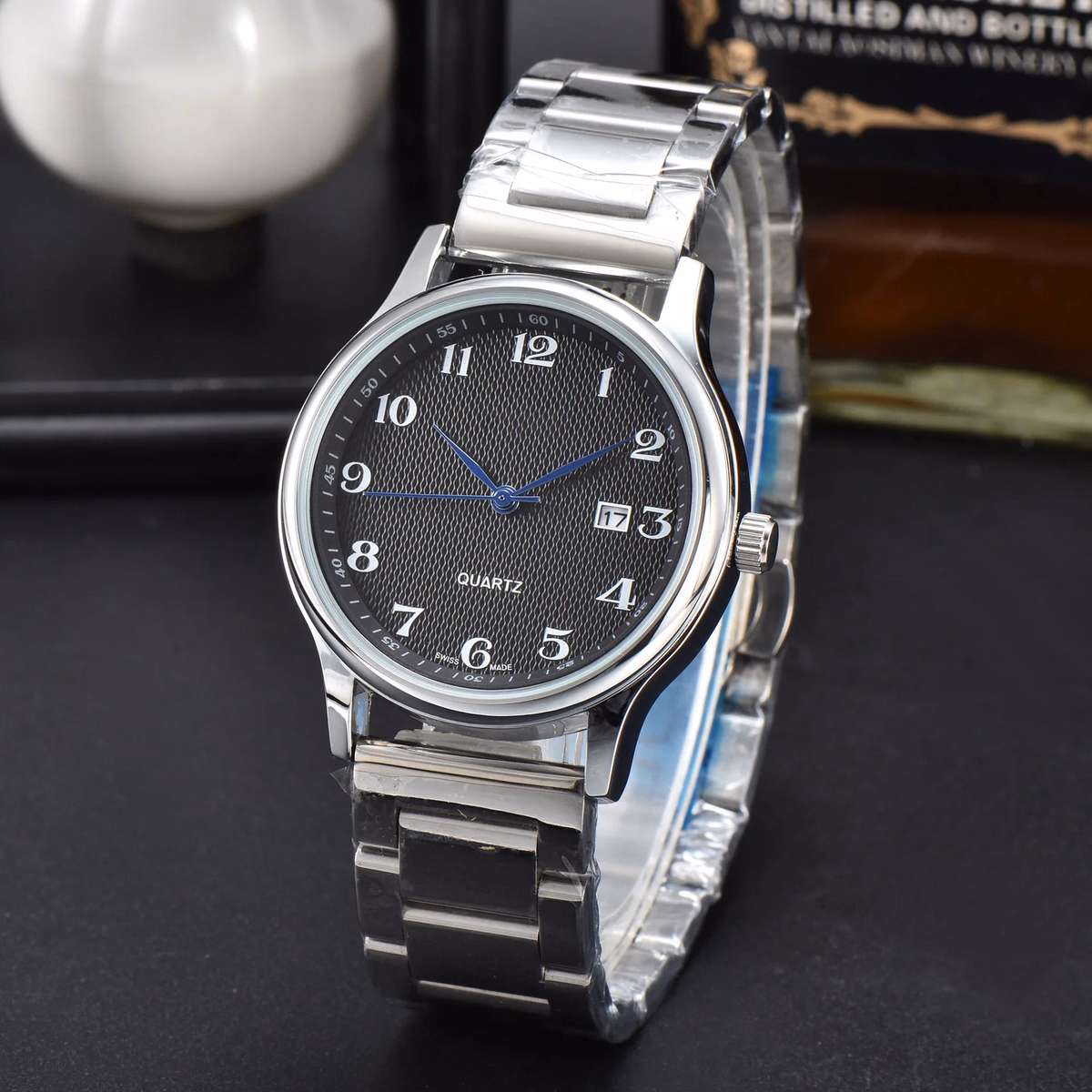 Men's Luxury Mechanical Watch with Leather Strap — image 10