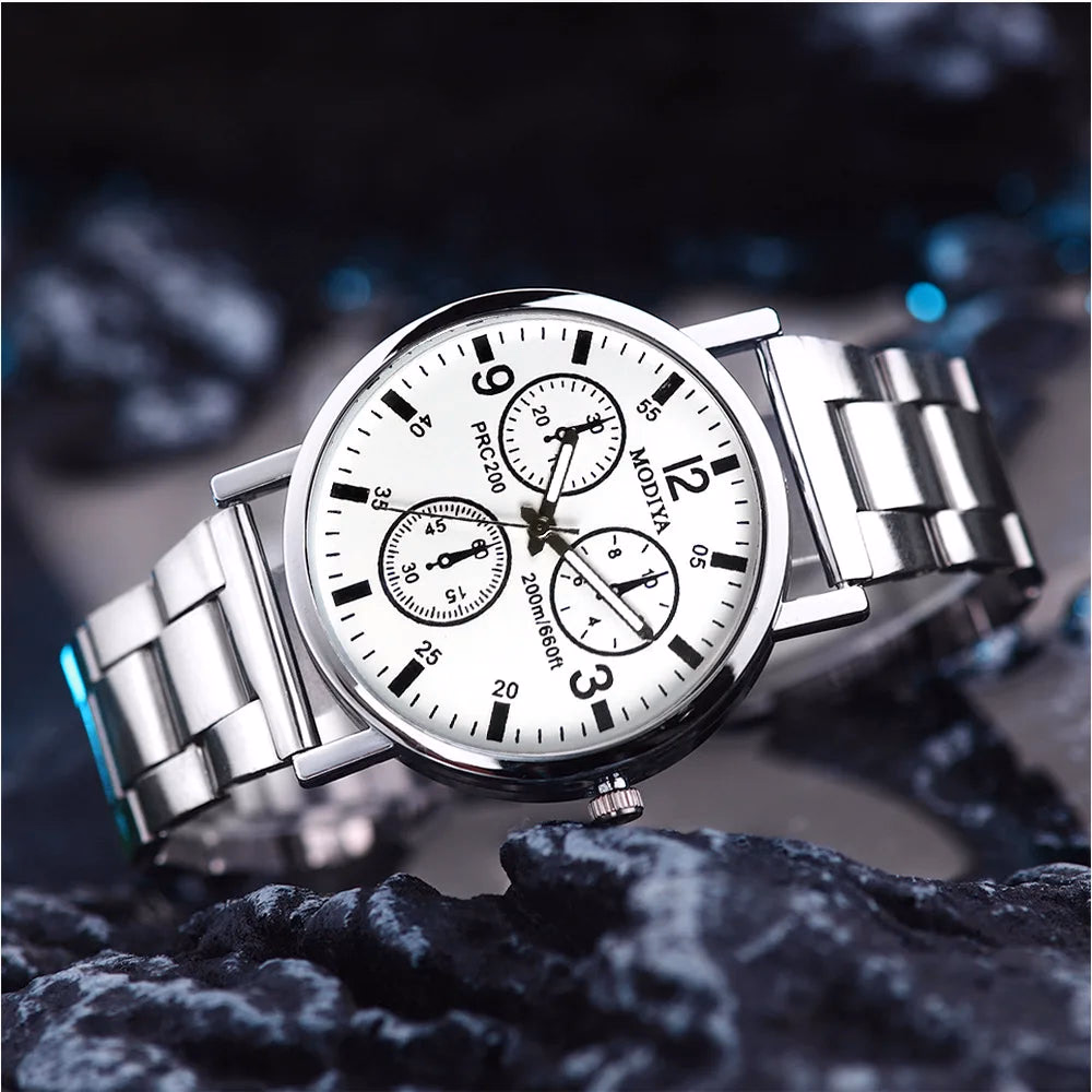Men's Luxury Sports Quartz Watch, 38mm Alloy Case — image 8