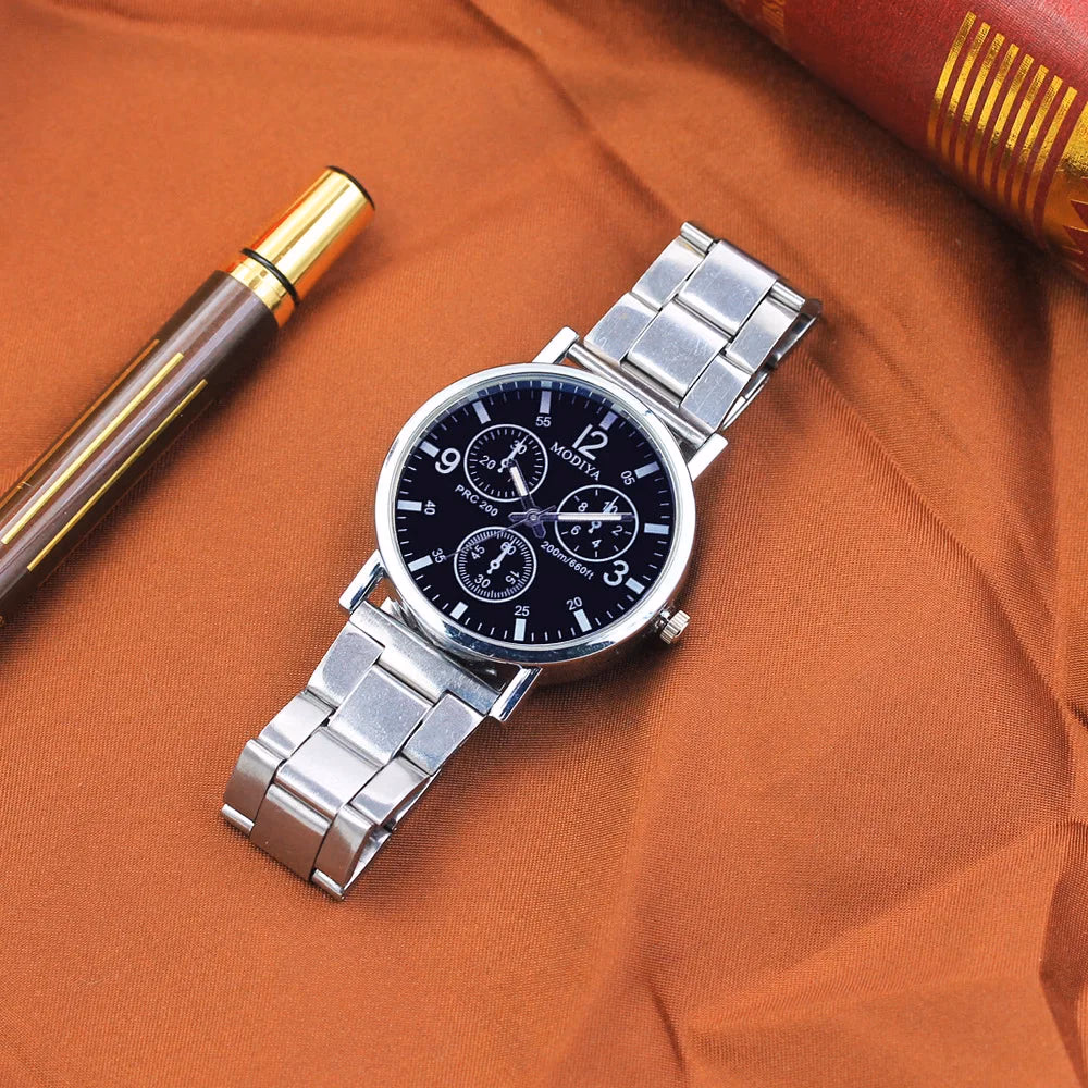 Men's Luxury Sports Quartz Watch, 38mm Alloy Case — image 2