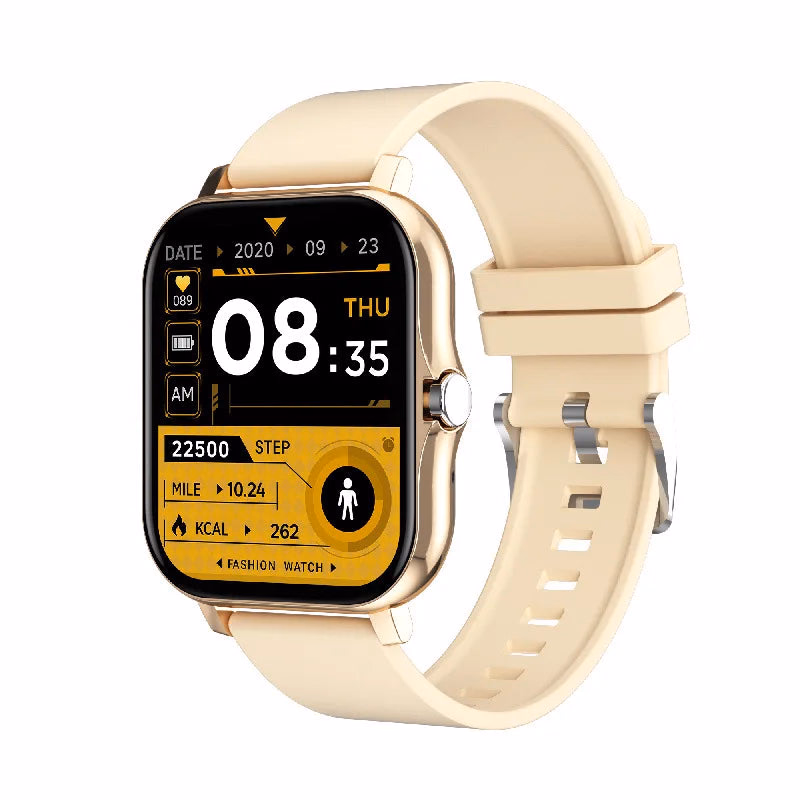 Men's 2026 Stainless Steel Smartwatch Waterproof Black/Gold — image 4