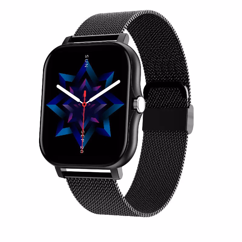 Men's 2026 Stainless Steel Smartwatch Waterproof Black/Gold — image 9