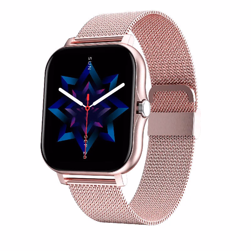 Men's 2026 Stainless Steel Smartwatch Waterproof Black/Gold — image 11