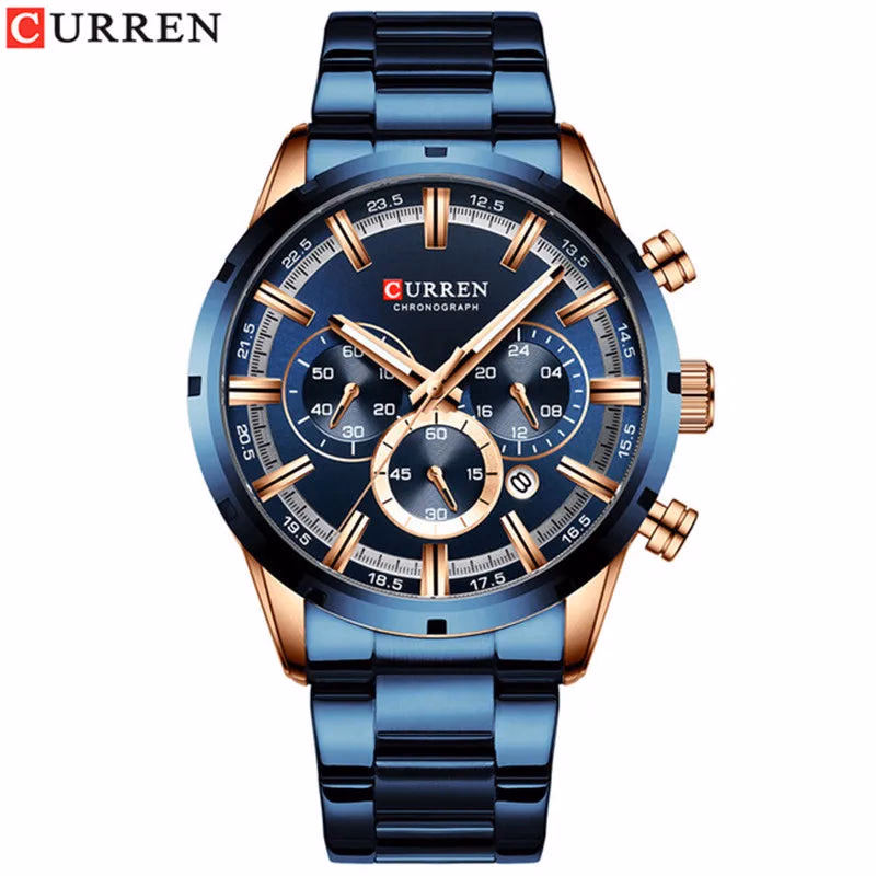 CURREN 8355 Men's Luxury Sports Chronograph Watch — image 8