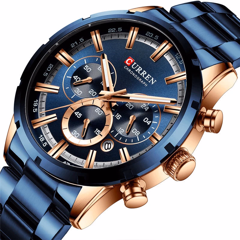 CURREN 8355 Men's Luxury Sports Chronograph Watch — image 3