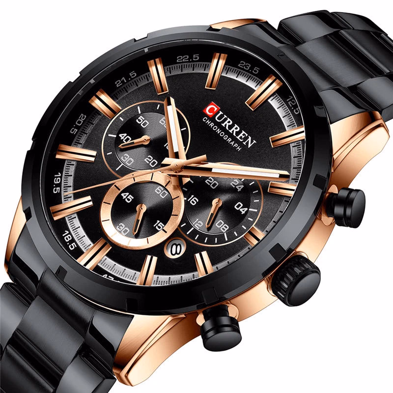 CURREN 8355 Men's Luxury Sports Chronograph Watch — image 4