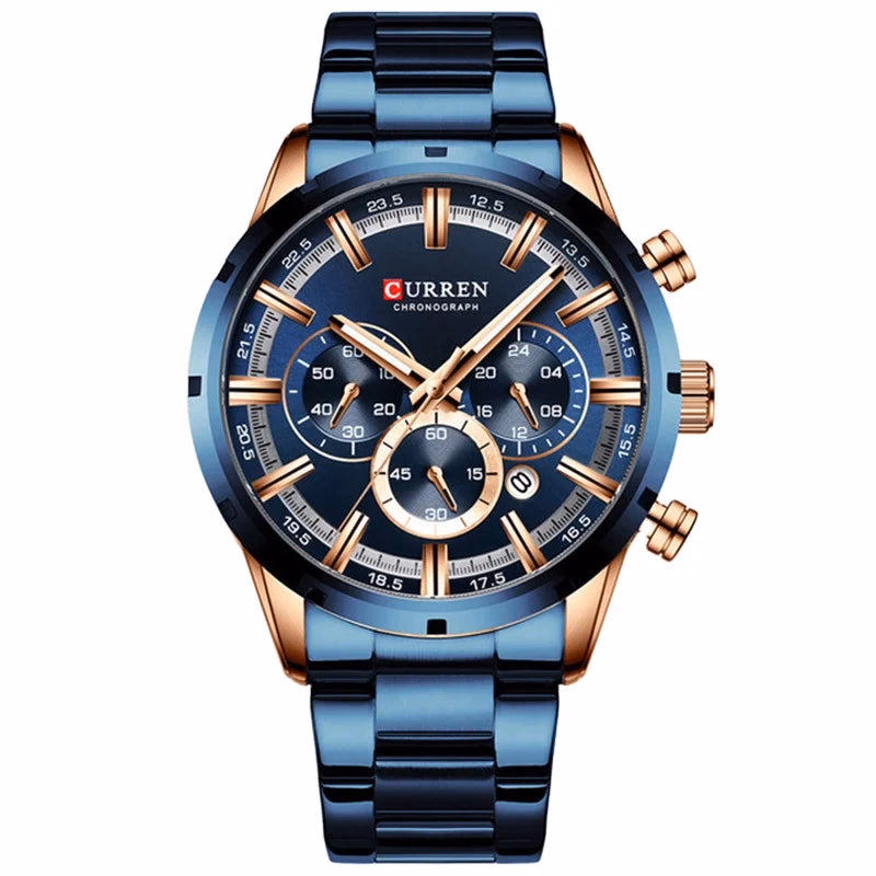 CURREN 8355 Men's Luxury Sports Chronograph Watch