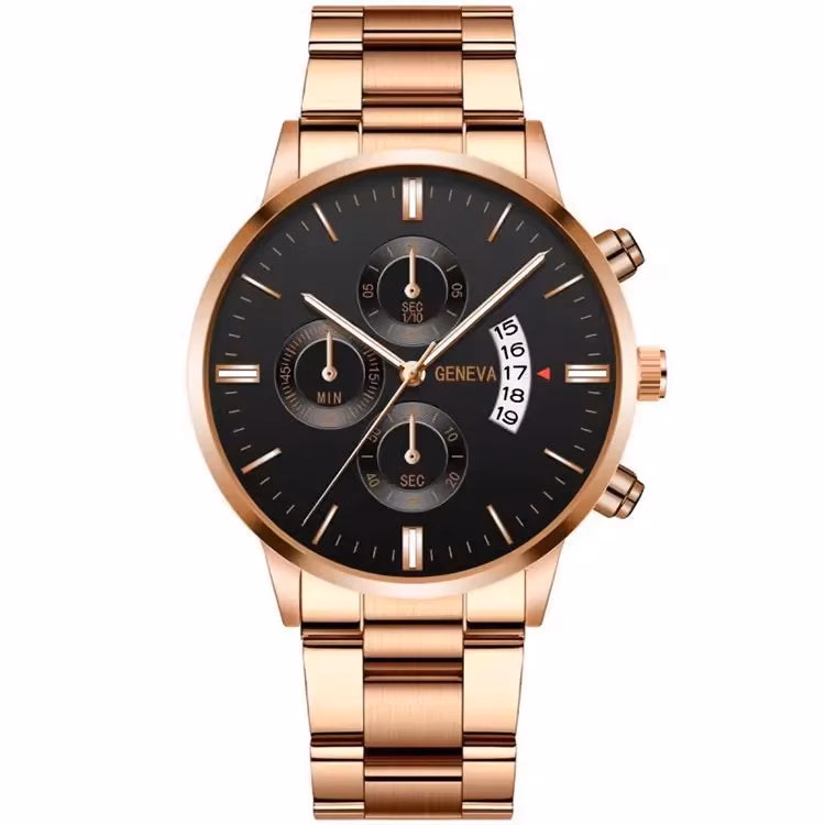 Men's Luxury Quartz Watch with Multifunctional Calendar 2024 — image 2