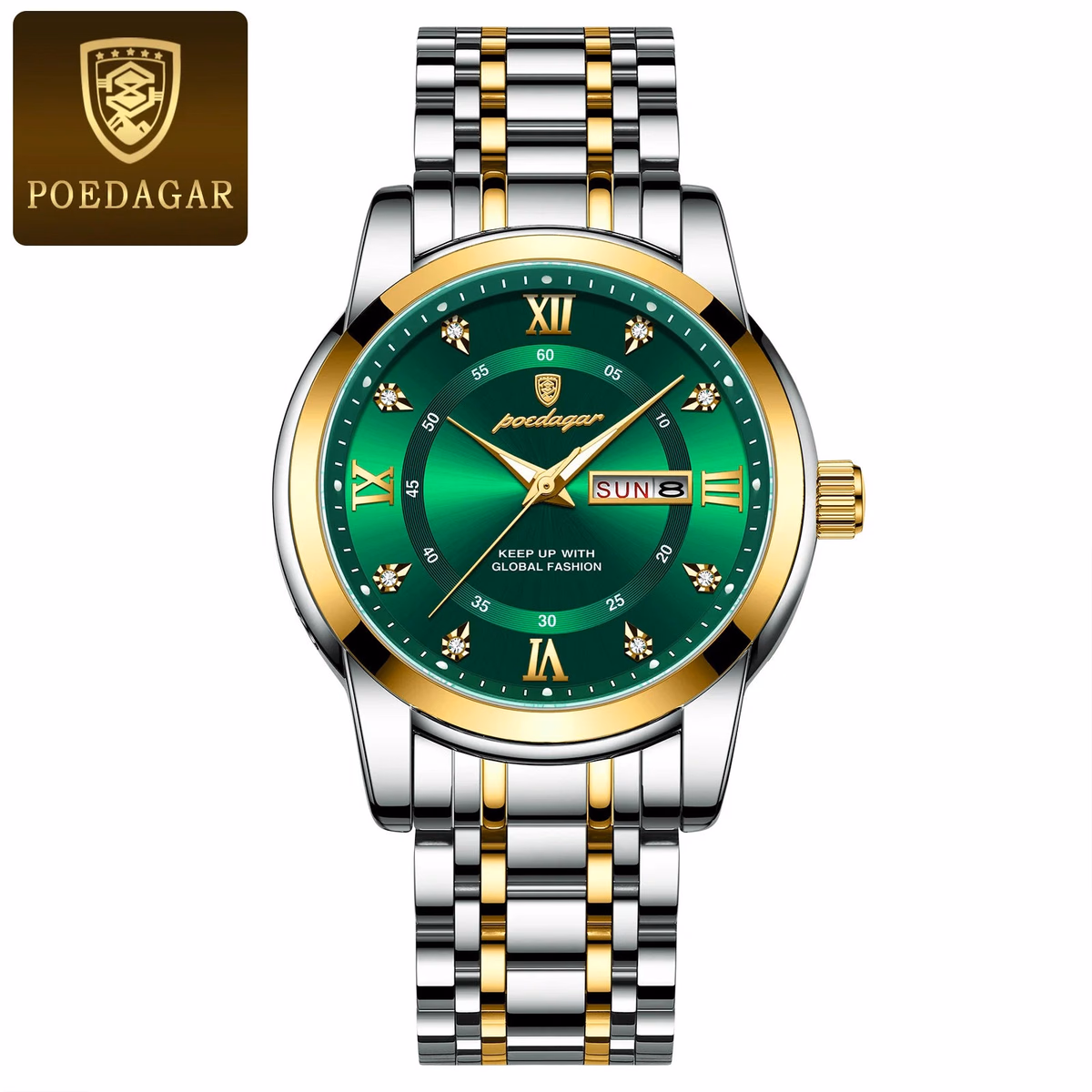 POEDAGAR Luxury Men's Luminous Quartz Watch — image 6