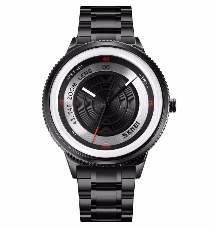 Men's Luxury Waterproof Quartz Watch with Wheel Design — image 9